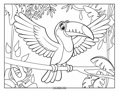 80+ Coloriages d&rsquo;animaux de la jungle pour enfants et adultes (Gratuits)