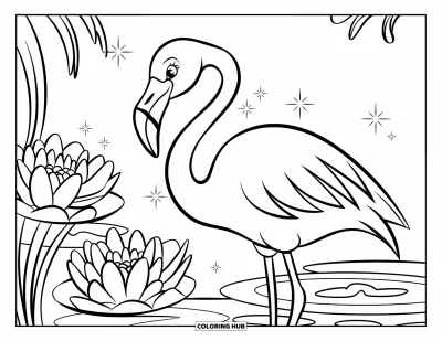 75+ Pink Coloring Pages