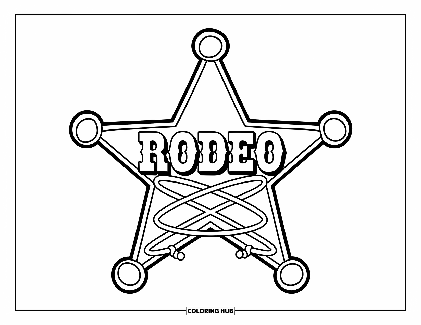 100+ Rodeo Coloring Pages for Kids & Adults (Free Printable PDFs)