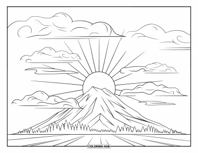 75+ Coloriages de panoramas pour enfants et adultes (Gratuits)
