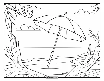 90+ Regenschirm-Ausmalbilder für Kinder und Erwachsene (Kostenlos)
