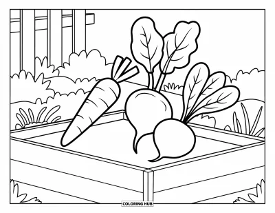 65+ Gardening Coloring Pages