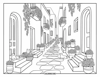 75+ Coloriages de Grèce pour enfants et adultes (Gratuits)