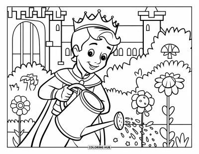 80+ Coloriages de prince pour enfants et adultes (Gratuits)