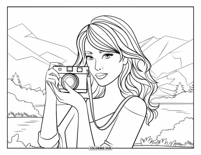 85+ Dibujos de mujeres para colorear para niños y adultos (Gratis)
