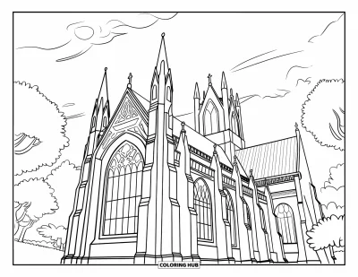 90+ Coloriages d&rsquo;architecture pour enfants et adultes (Gratuits)
