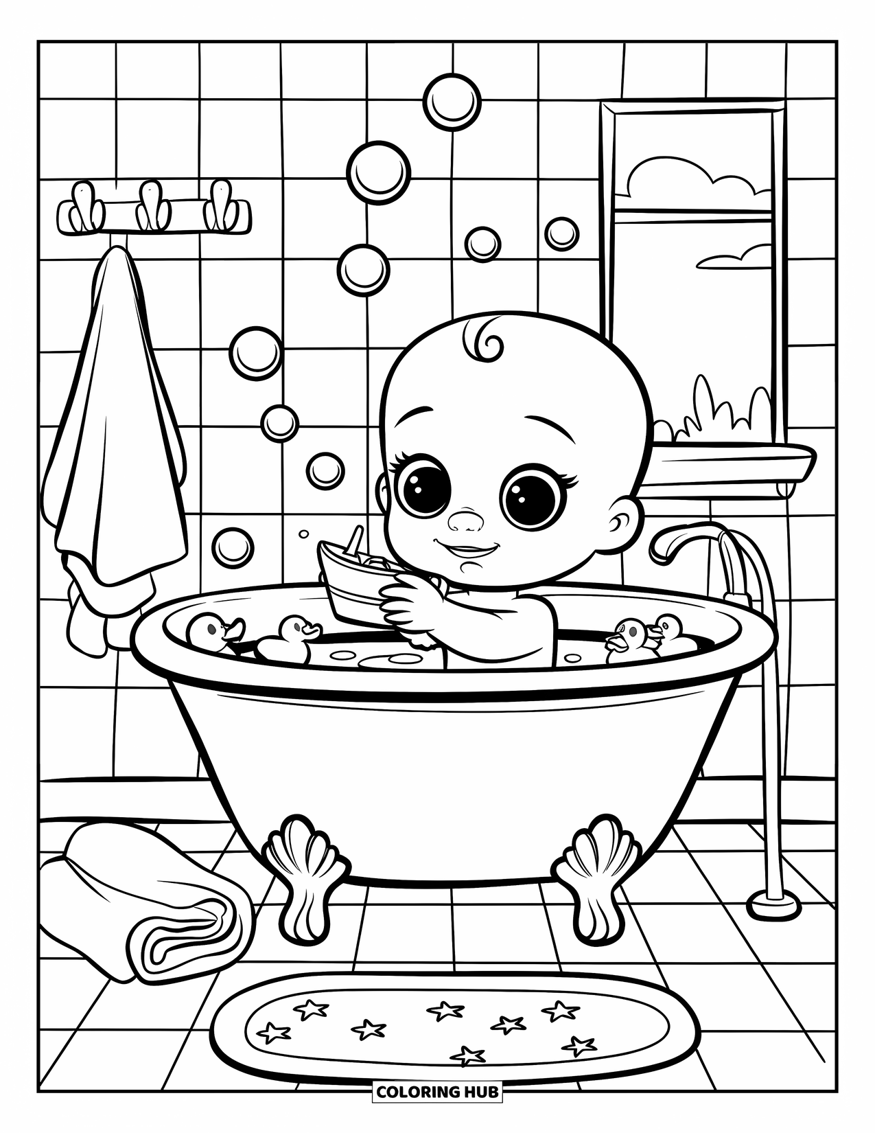 60 Disegni Di Neonati Maschi Da Colorare Per Bambini E Adulti Gratis 