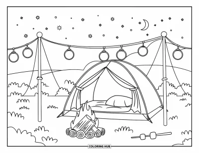 80+ Coloriages de plein air pour enfants et adultes (Gratuits)