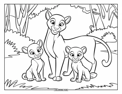 75+ Coloriages de puma pour enfants et adultes (Gratuits)
