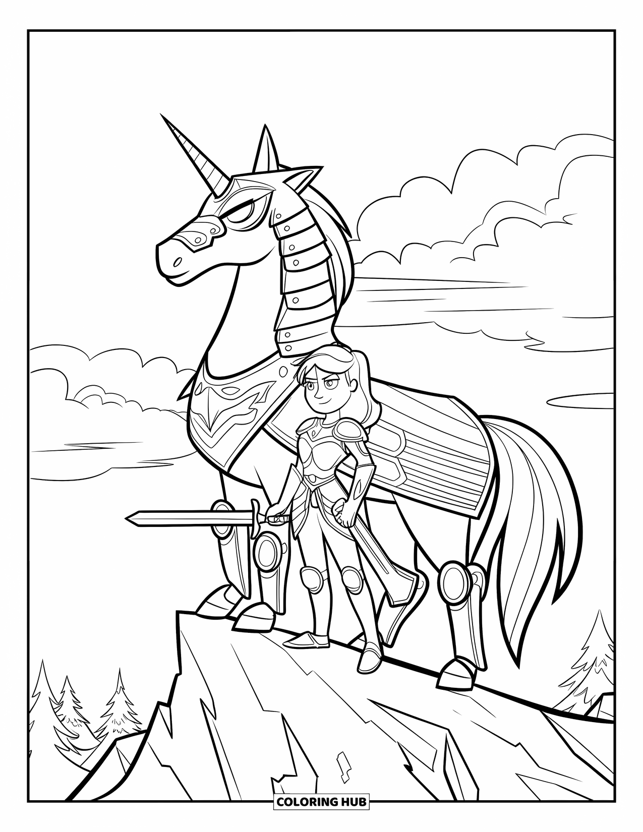 65  Unicorn And Princess Coloring Pages for Kids Adults (Free 65  Unicorn And Princess Coloring Pages for Kids Adults (Free