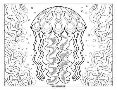 115+ Aesthetic Trippy Coloring Pages