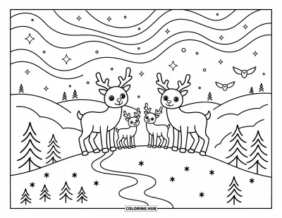 100+ Arctic Animals Coloring Pages