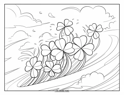 105+ Shamrock Coloring Pages