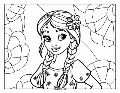 80+ Dibujos de chicas adolescentes para colorear para niños y adultos (Gratis)