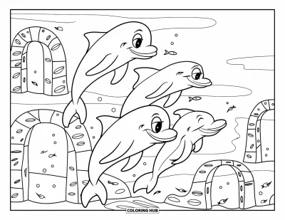 90+ Underwater Coloring Pages